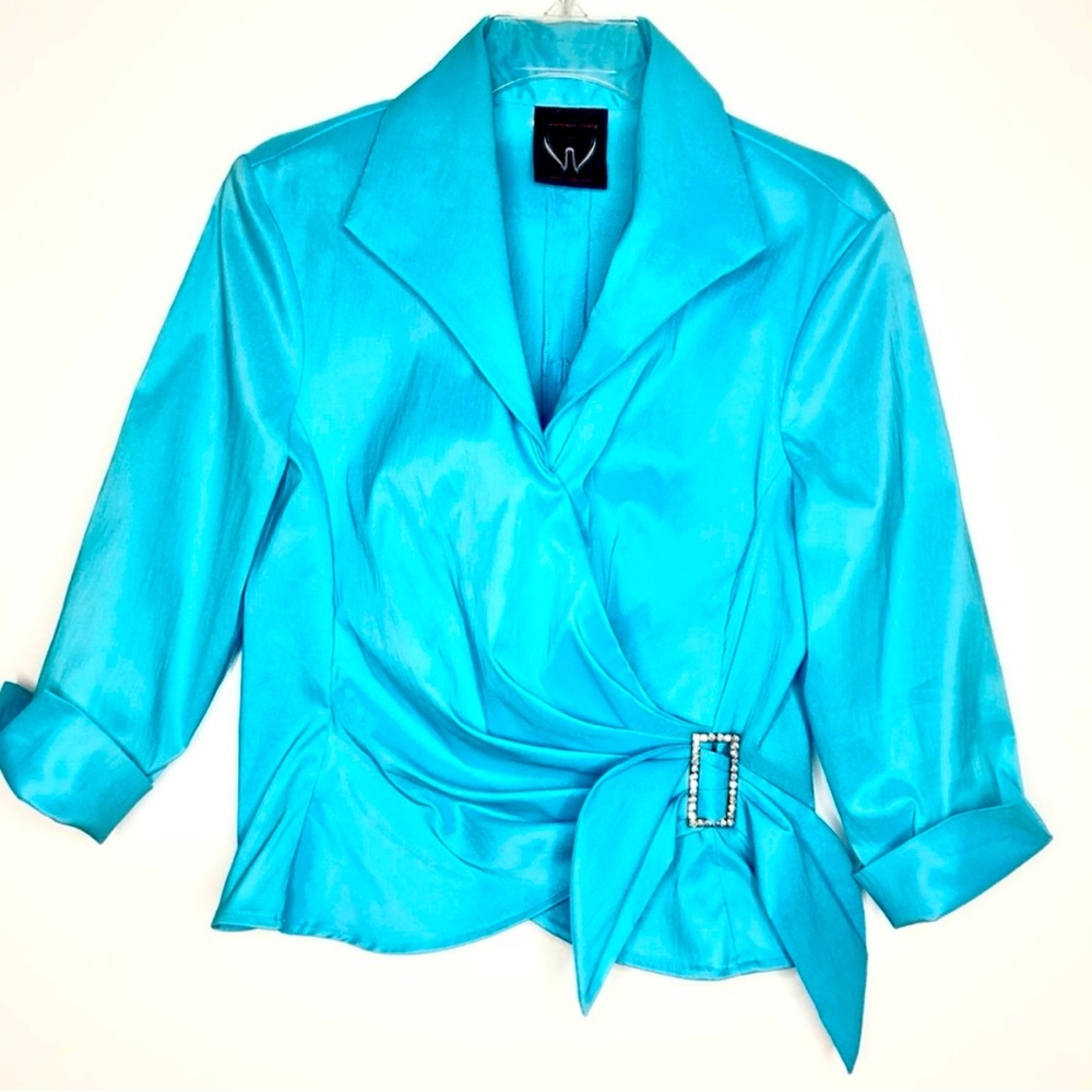 Veronique Young Wrap Blouse